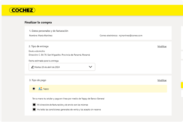 Cochez Web Checkout eglee.agency4